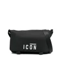 Dsquared2 Icon logo-print shoulder bag - Black