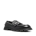 Alexander McQueen eyelet-embellished chunky loafers - Black