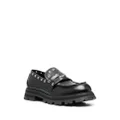 Alexander McQueen eyelet-embellished chunky loafers - Black