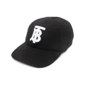 Burberry embroidered logo baseball cap - Black