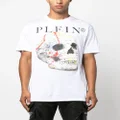 Philipp Plein Skull-print cotton T-shirt - White