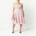 Giambattista Valli lace-embroidered A-line skirt - Pink