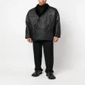 A.N.G.E.L.O. Vintage Cult 1980s shearling-lined leather coat - Black