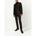 Dolce & Gabbana Martini-fit lamé jacquard silk tuxedo suit - Black