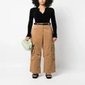 MSGM multi-pocket cargo trousers - Brown