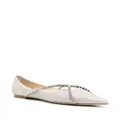 Jimmy Choo Genevi ballerina shoes - Silver