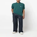 MARANT embroidered-logo short-sleeved polo shirt - Green