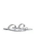 Giuseppe Zanotti Erwan gem-detail flat sandals - Silver