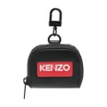 Kenzo logo-print AirPods case - Black