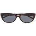 Balenciaga Eyewear Dynasty cat-eye frame sunglasses - Brown