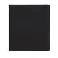 Prada Saffiano triangle logo passport cover - Black