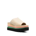 Stella McCartney platform-sole slip-on sandals - Neutrals