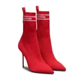 Balmain Skye 95mm ankle boots - Red
