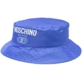 Moschino logo-print bucket hat - Blue