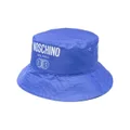 Moschino logo-print bucket hat - Blue