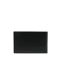Kenzo logo-patch folded leather wallet - Black