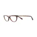 Swarovski crystal-embellished cat-eye glasses - Brown