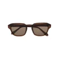 Nanushka tinted square-frame sunglasses - Brown