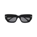 Nanushka polished cat-eye sunglasses - Black