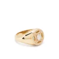 Loyal.e Paris 18kt yellow gold diamond pinky ring