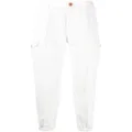 Brunello Cucinelli tapered cargo pants - White