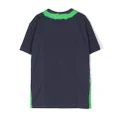 Moschino Kids logo-print short-sleeve T-shirt - Blue