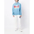 Opening Ceremony No Pain graphic-print hoodie - Blue
