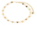 Valentino Garavani Rockstud Swarovski pearl necklace - Gold