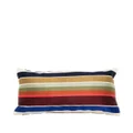 Paul Smith stripe-detail cushion - White