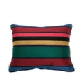 Paul Smith stripe pattern cushion - Green