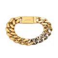 Saint Laurent two-tone chain-link bracelet - Gold