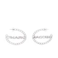 Marc Jacobs chain hoop earrings - Silver