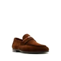 Magnanni suede slip-on loafers - Brown