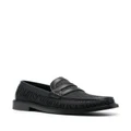 Moschino logo-jacquard 30mm loafers - Black