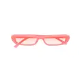 Linda Farrow x The Attico Thea square-frame sunglasses - Pink