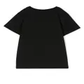 Balmain Kids logo-print short-sleeve T-shirt - Black