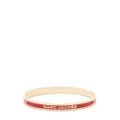Marc Jacobs The Medallion scalloped bangle bracelet - Red