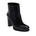 Alexander McQueen 120mm leather ankle boots - Black
