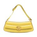 Stella McCartney S-Wave padded shoulder bag - Yellow