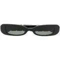 Linda Farrow crystal-embellished sunglasses - Black