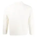 Fila roll-neck logo-patch jumper - White