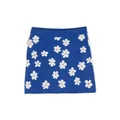 Marni Kids knitted floral mini skirt - Blue