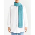 ETRO paisley-print cashmere scarf - Blue