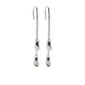 ISABEL MARANT asymmetric drop earrings - Silver
