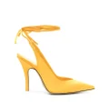 The Attico pointed-toe pumps - Yellow