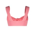 Marysia knot-detail bikini top - Pink