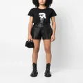 Karl Lagerfeld Ikonik organic-cotton T-shirt - Black