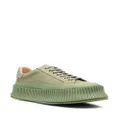 Jil Sander round-toe chunky-sole sneakers - Green