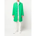 Mackintosh single-breasted midi coat - Green