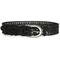 ETRO leather knotted belt - Black